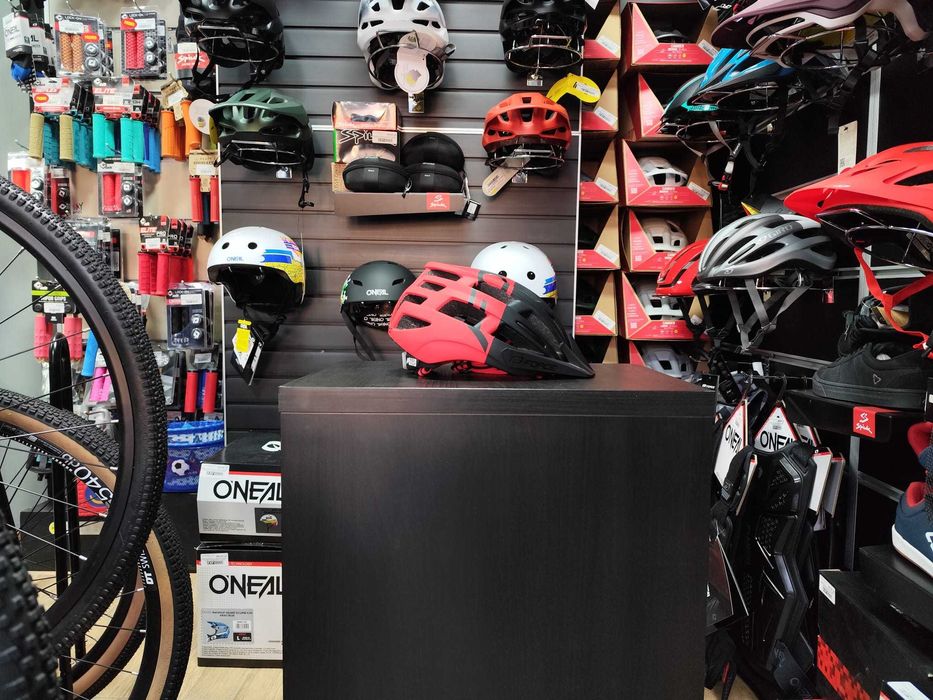 Casca Force Corella MTB NEGRU/ROSU L-XL (57-61 CM)