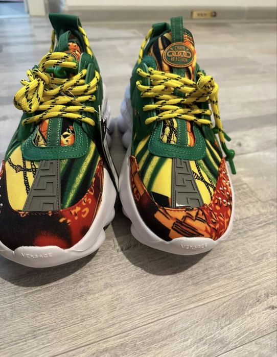 Adidasi Versace Chain model 2025