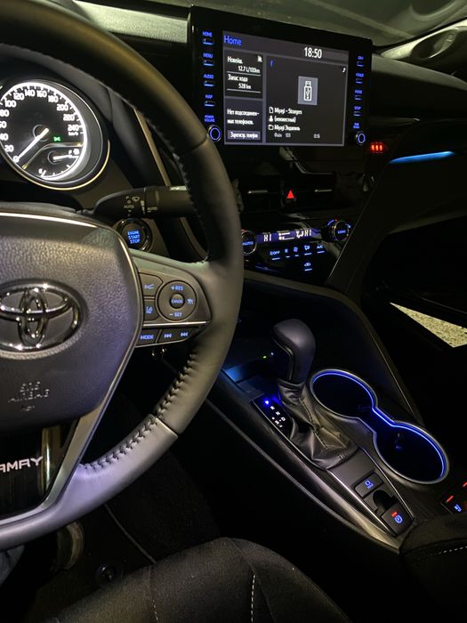 подсветка подстаканник camry камри 70 75