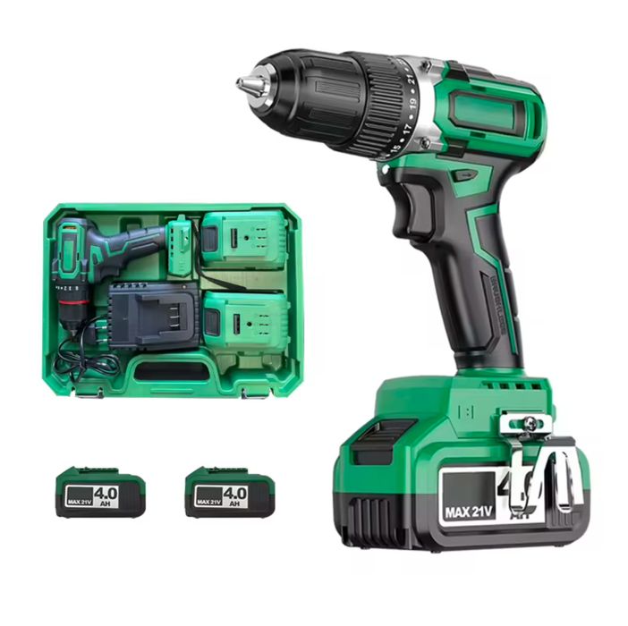 Чисто нов комплект акумулаторни машини - винтоверт гайковерт + още