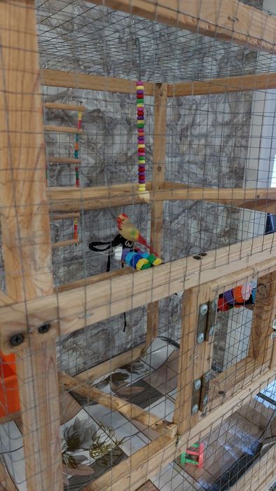 Клетка б/у для попугаев