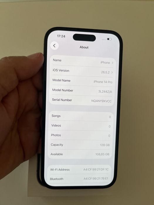 Iphone 14pro 128GB 93% bat
