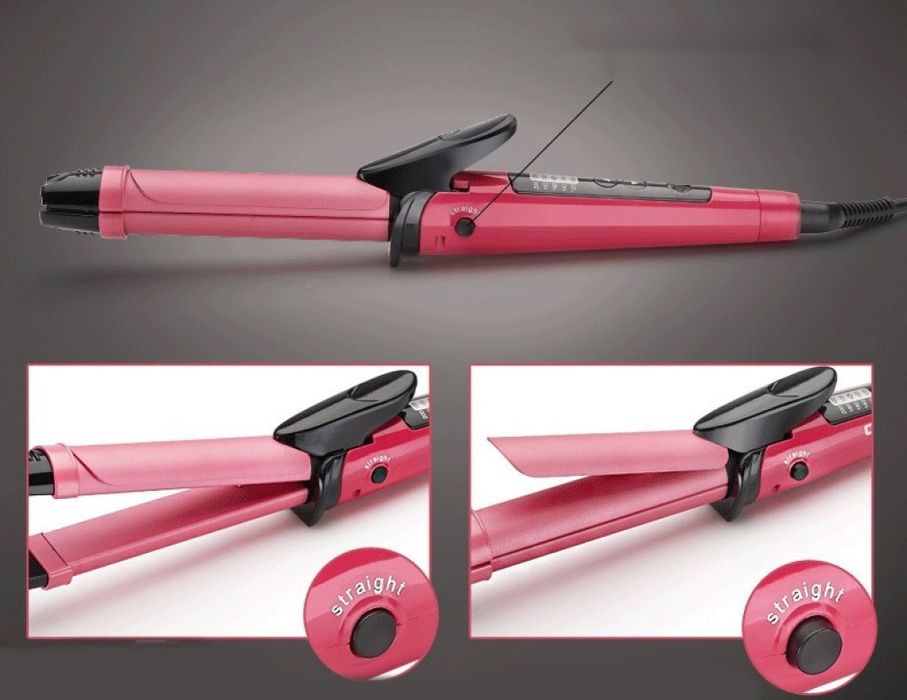 Многофункционална 2 в 1 маша и преса за коса TV821