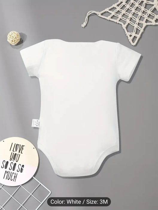 Бебешко боди Св. Валентин, размер 0-3 месеца