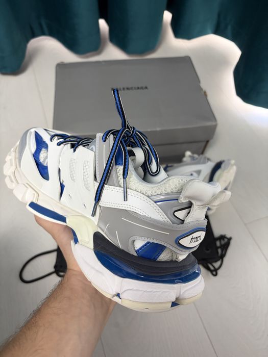 Balenciaga Track Alb Albastru