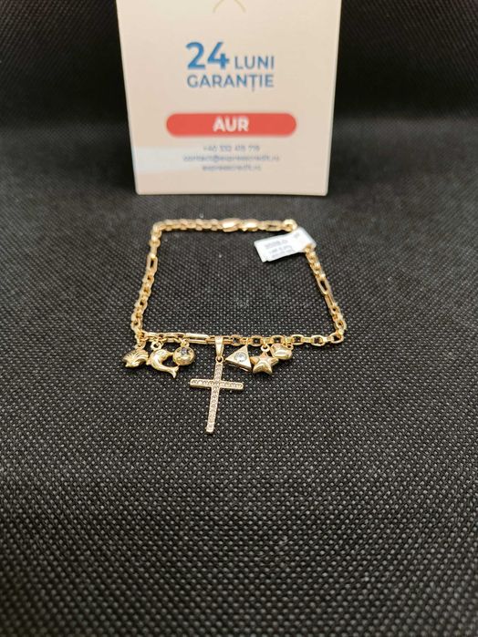 Bratara aur 14K 5.27g (Ag16 Moldova b31432.6) - Garantie 2 ani!