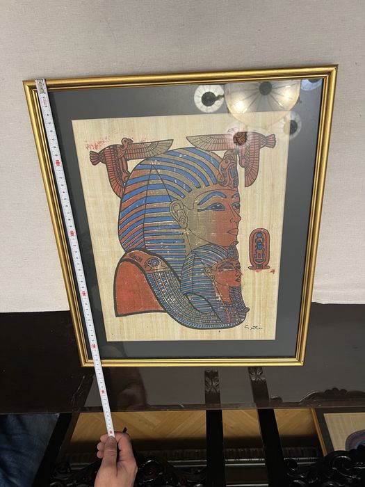 Tablou papirus egiptean cu rama