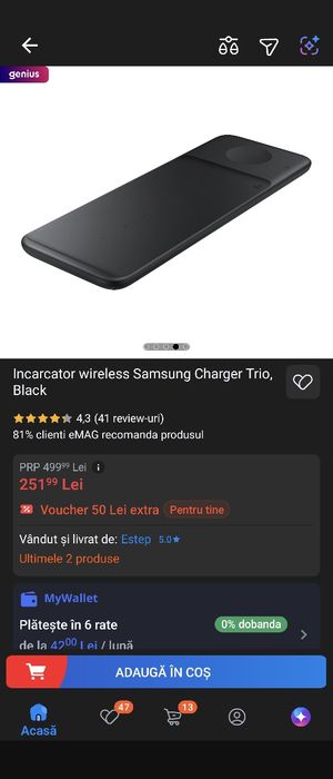 Samsung încărcător wireless