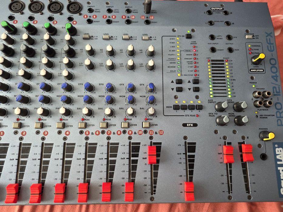 Mixer activ soundlab pro12/400 efx efecte, 400w