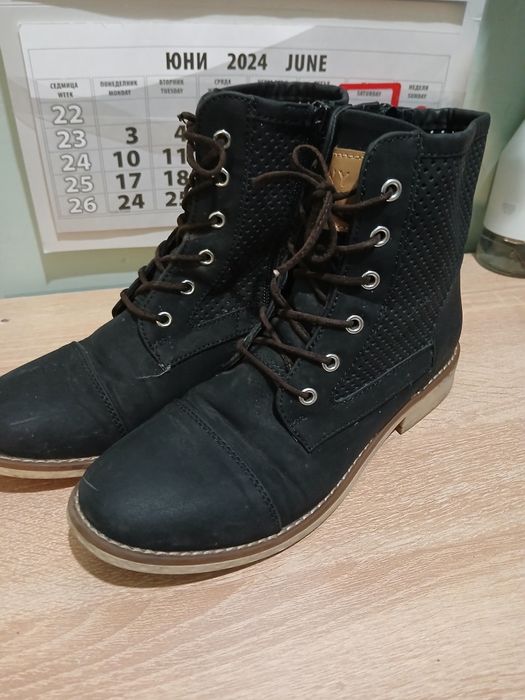 Дамски боти от естествена и еко кожа