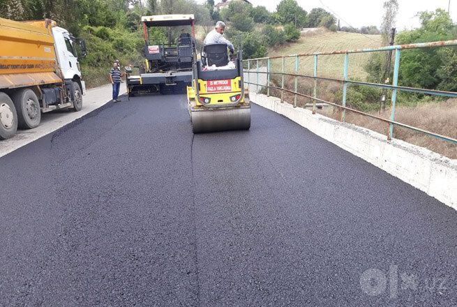 Асфальт ишлари киламиз кучаларга Самарканд вилояти Жомбой