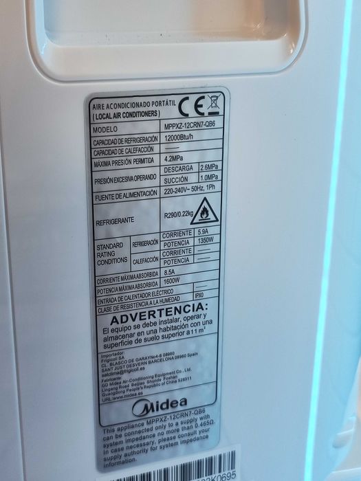 MIDEA Penguin 3-в-1 мобилен климатик 12000 BTU + обезвлажнител