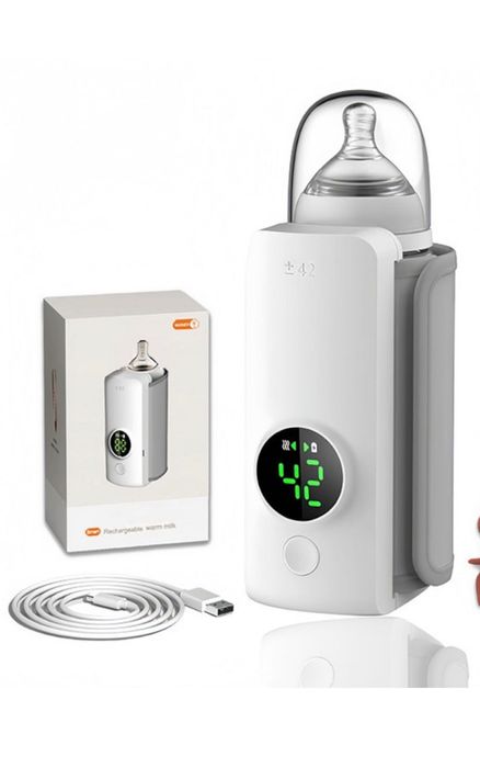 Încălzitor portabil pentru biberon 6 niveluri de temperatură