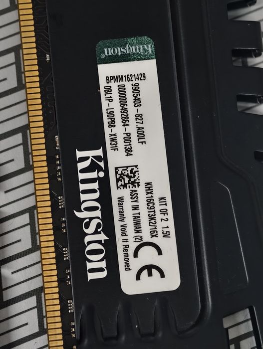Kit rami Kingston HyperX Beast 16GB 2x8GB DDR3 1600MHz KHX16C9T3K2/16X