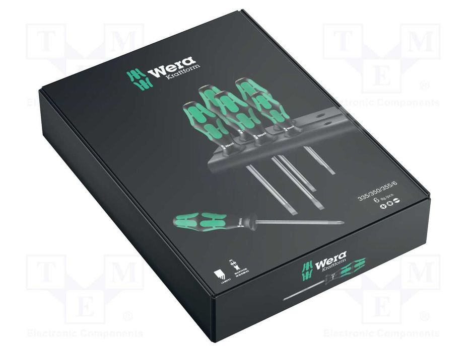 Set surubelnite Wera Kraftform Plus 6 LaserTip PH1 PH2 PZ1 PZ2 Drept
