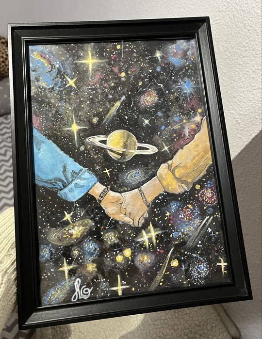 Tablou pictura Together in the Universe/Stranger Things Vibes