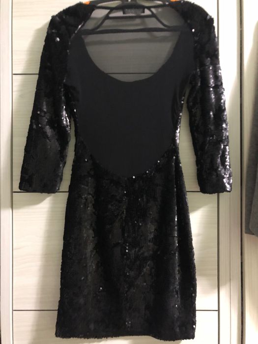 Rochie eleganta neagra Bershka marime S