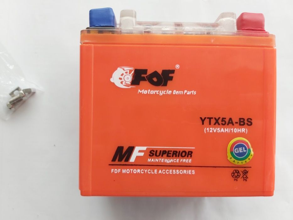 Baterie gel Scuter, Atv 5Ah 12V