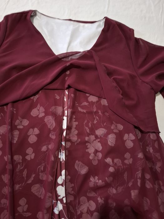 Rochie cu voal 4XL (54-56)