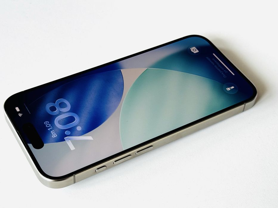 Iphone 15 Pro 128GB Natural Titanium 100% Батерия! Гаранция 6 месеца