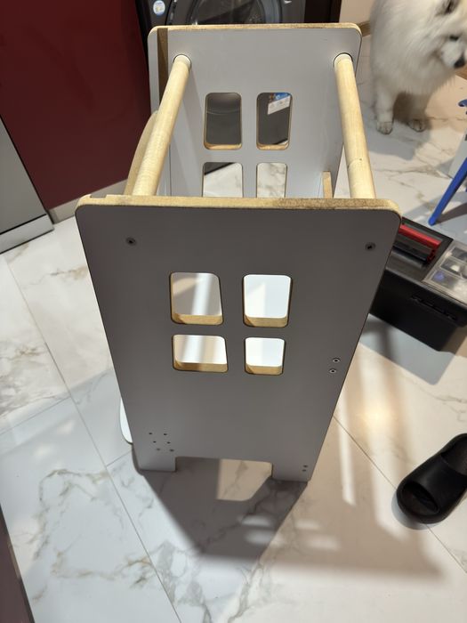 Монтесори учебна кула / кухненска помощна кула – регулируема височина