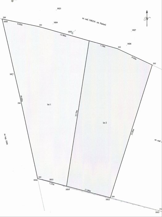 2 loturi intravilan la padure Lunca Calnicului, 480- 520 mp, 23.500 €