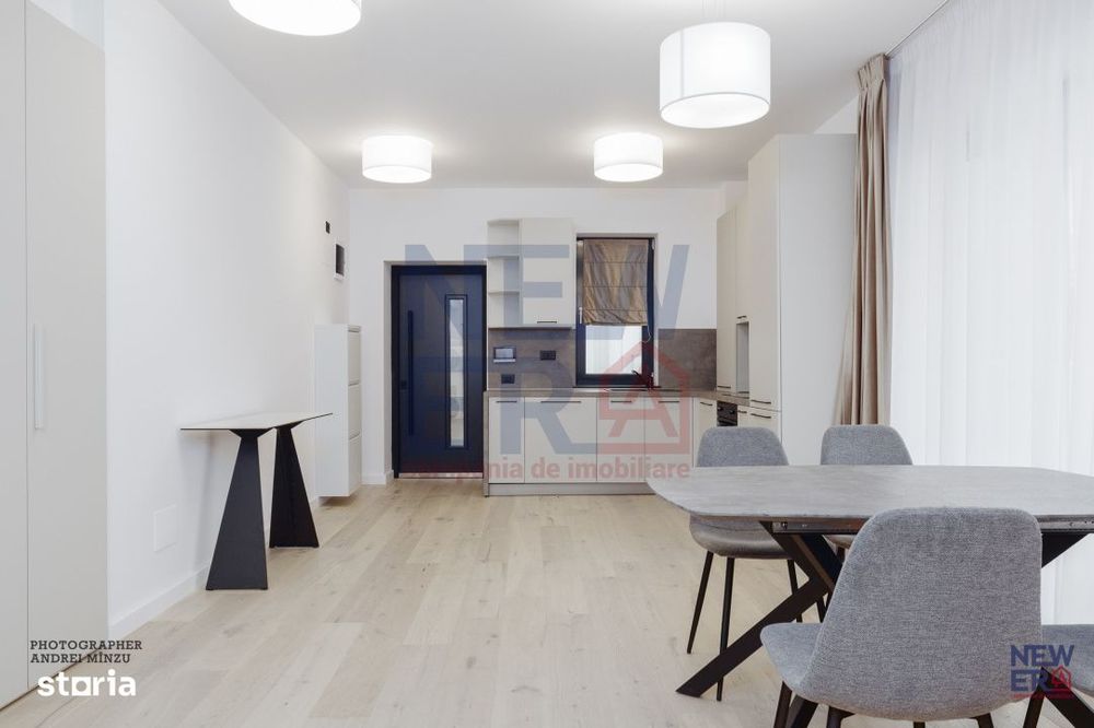 Apartament  NOU 3 camere cu terasa 10 mp in bloc boutique, zona Herest