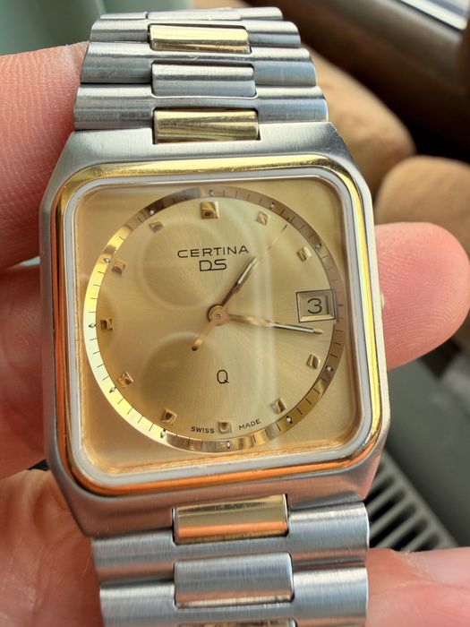 Certina Ds ceas vintage ultra plat anul 1980 quartz