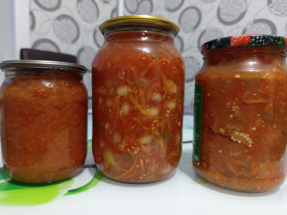 Продам варенье,помидоры, салаты