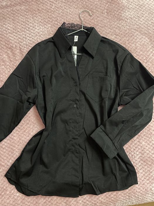 рубашка с кружевами