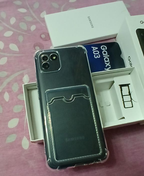 Samsung galaxy A03 ,коробка документы есть