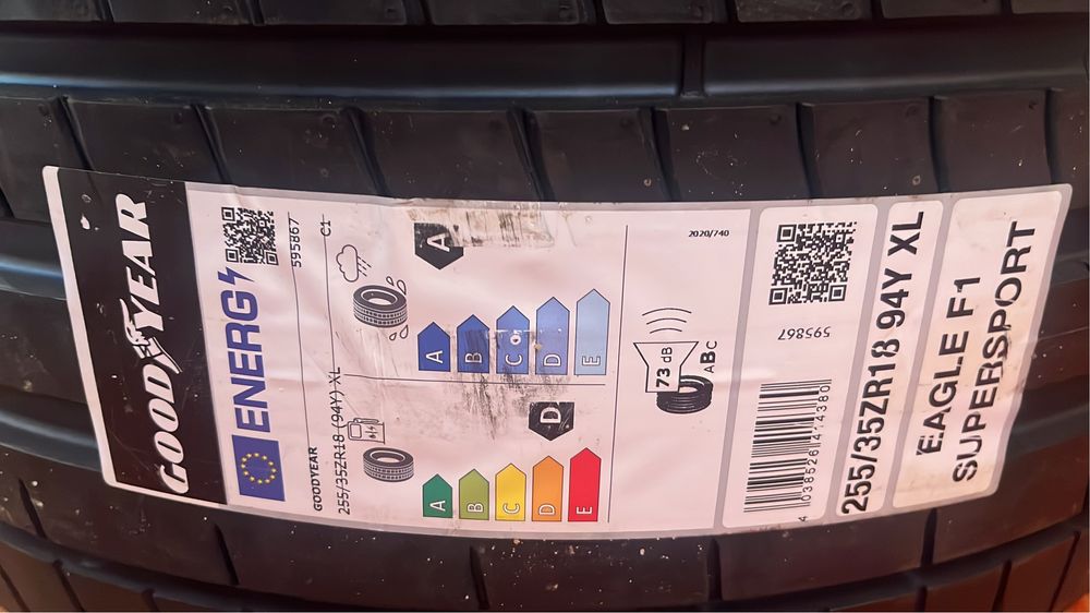 Anvelope / Cauciucuri goodyear eagle f1 supersport 225 40 18/255 35 18