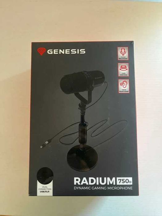 Microfon Gaming Dinamic Genesis Radium 750 – Complet, în cutie