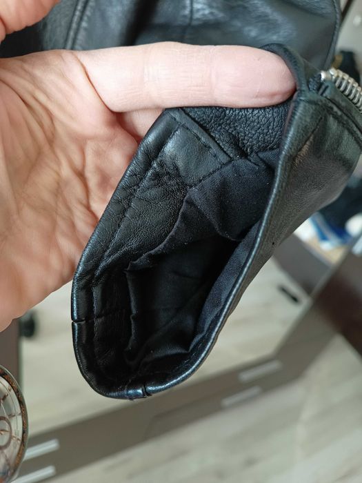 Яке от естествена кожа на Zara, размер S