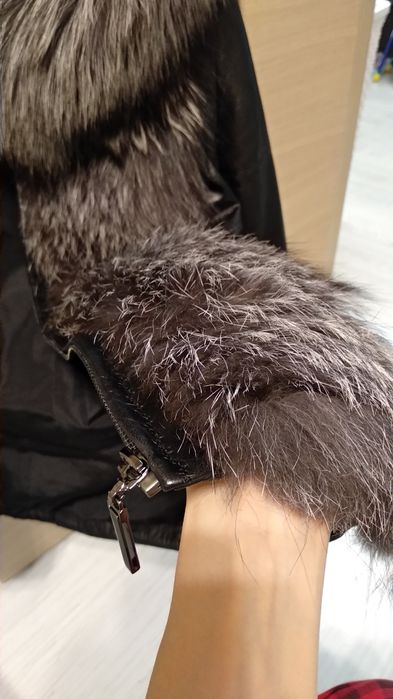 Куртка-шуба чернобурка