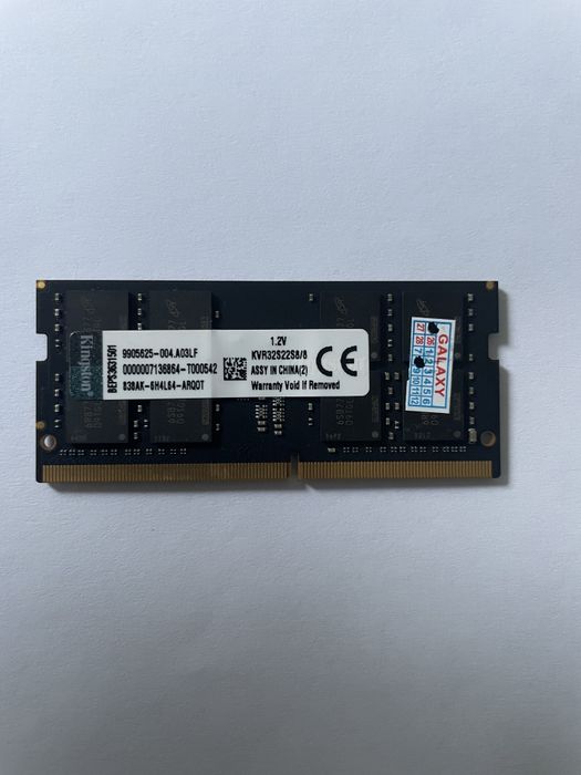 Operativka noutbuk uchun ddr4 8gb 3200MHz