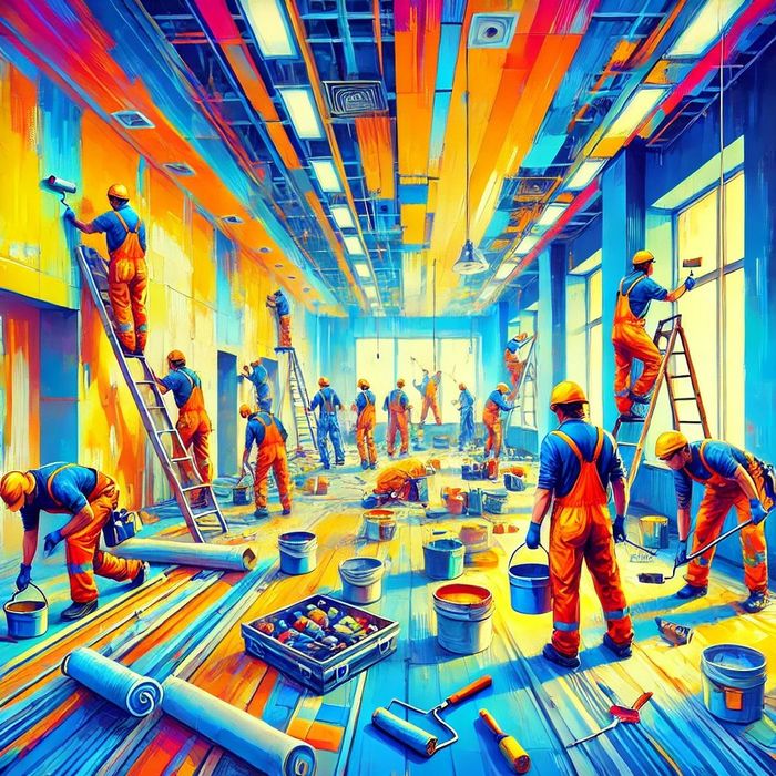 Отделочные работы.