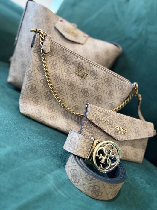 Guess комплект чанти + колан