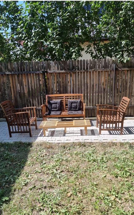 Set Mobilier terasa - gradina din lemn masiv