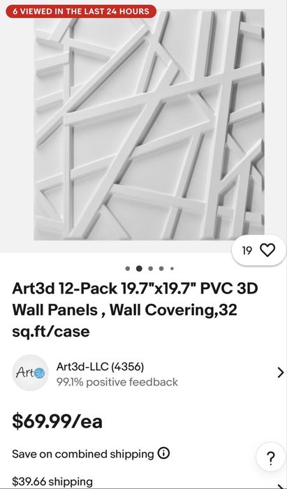 Panouri decorative pentru  perete art3d