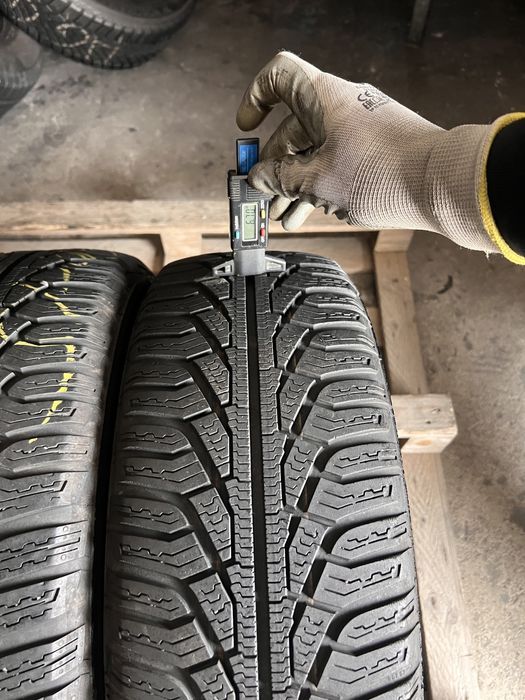 2 anvelope iarna 195/60/15 , uniroyal , 6.7 mm