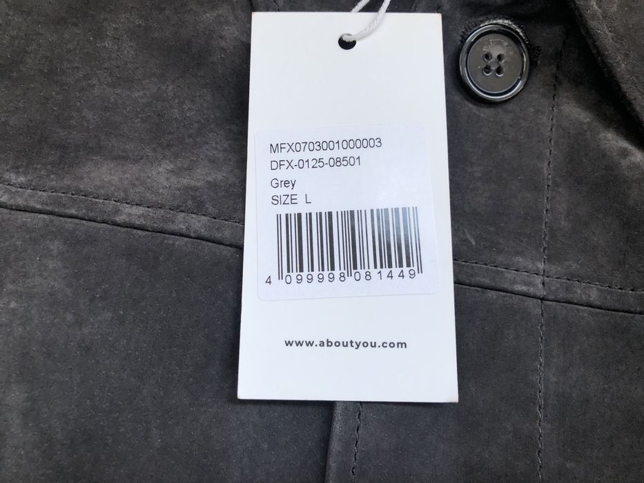 Dan Fox Apparel Leather Jacket мъжко кожено яке/естествена кожа -L