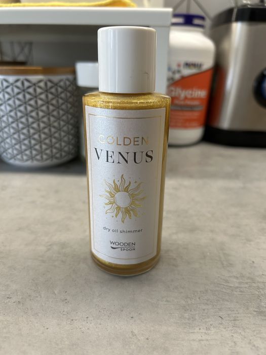 Wooden Spoon Сухо блестящо олио за тяло Golden