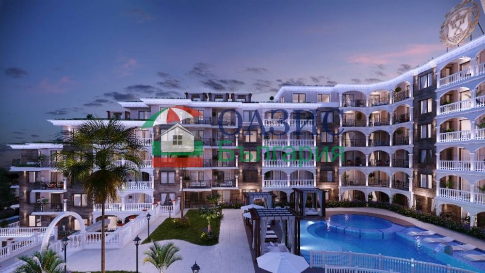 Четиристаен апартамент на първа линия комплекс Valencia Gardens, 325.78 кв.м., Несебър, България, 716 716 евро