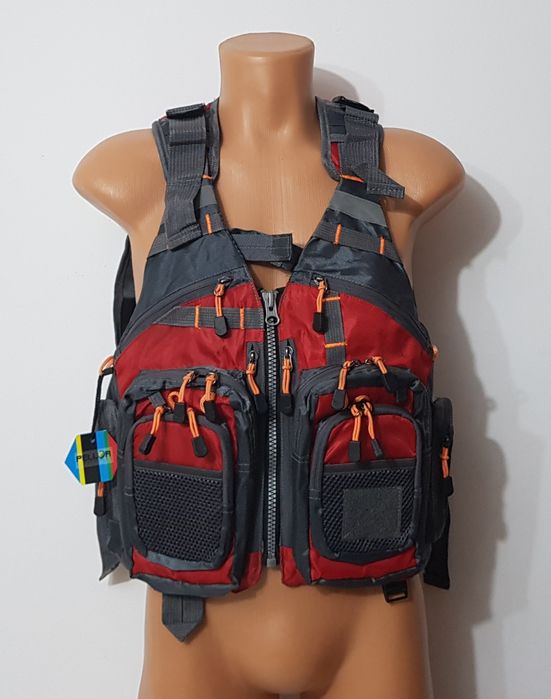 Vesta tactică nouă PELLOR, sport pescuit, mărime universală One Size