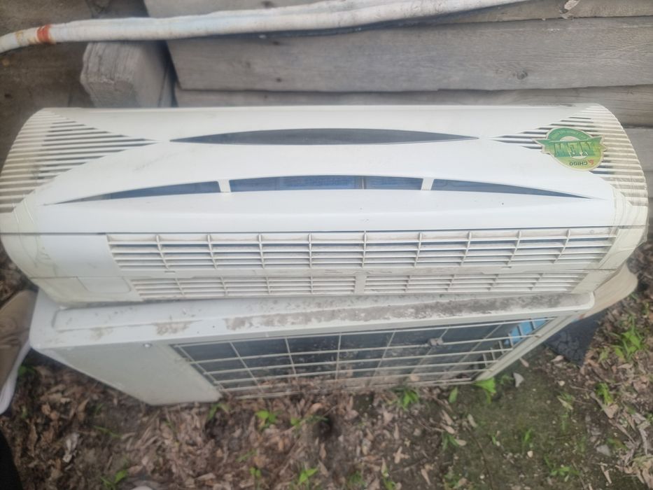 Сплит система в рабочем состоянии.