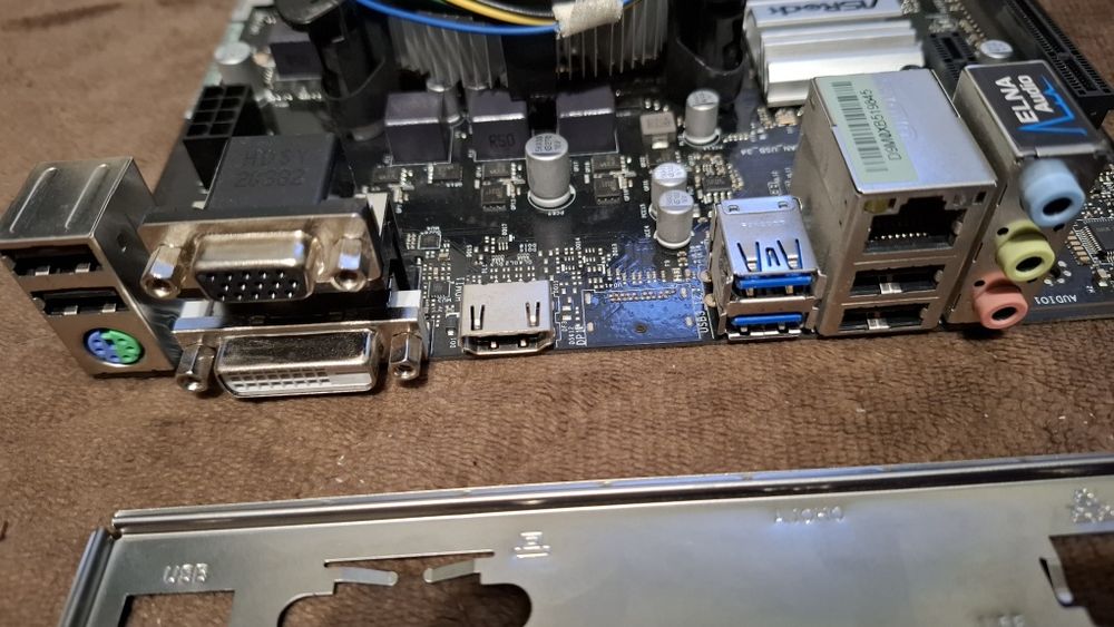 Материнская плата + проц