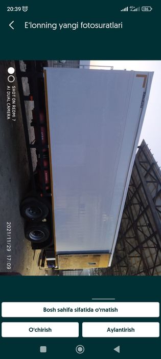 Lentyaga ustanovka qilamiz.