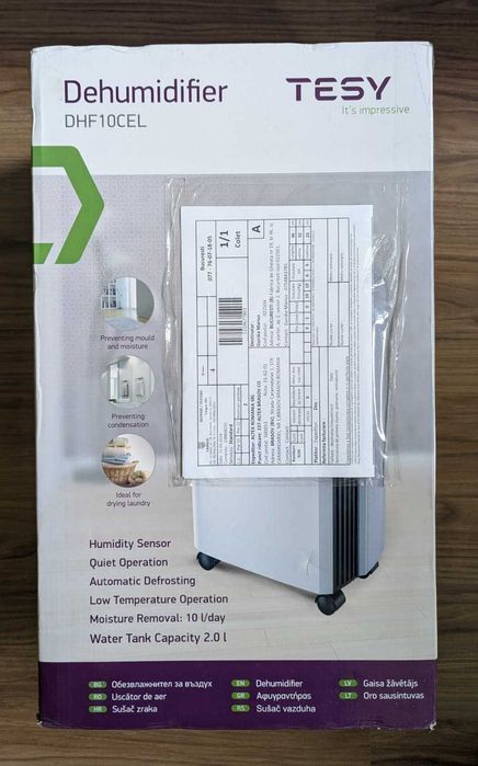 Dezumidificator electric NOU SIGILAT Tesy DHF10CEL