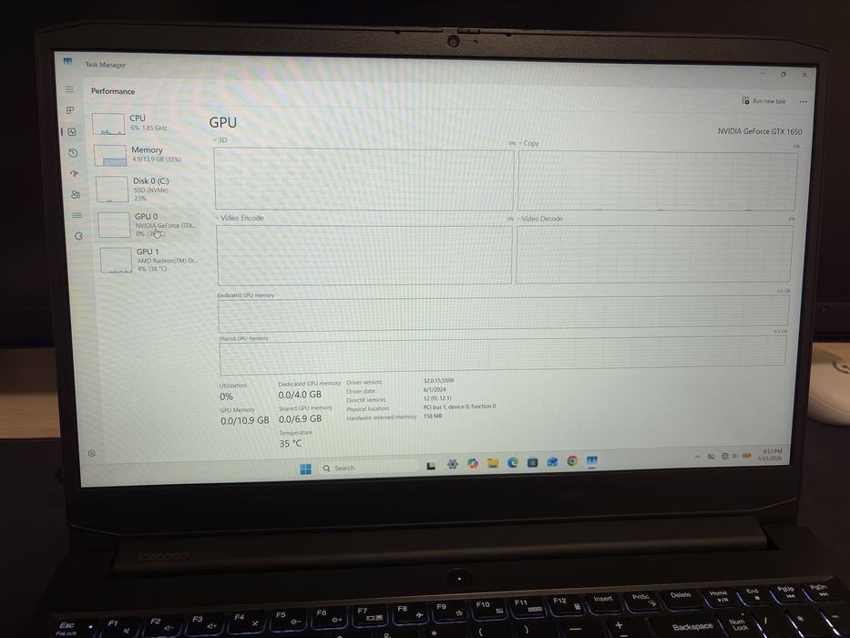 Laptop LENOVO IdeaPad Gaiming 3